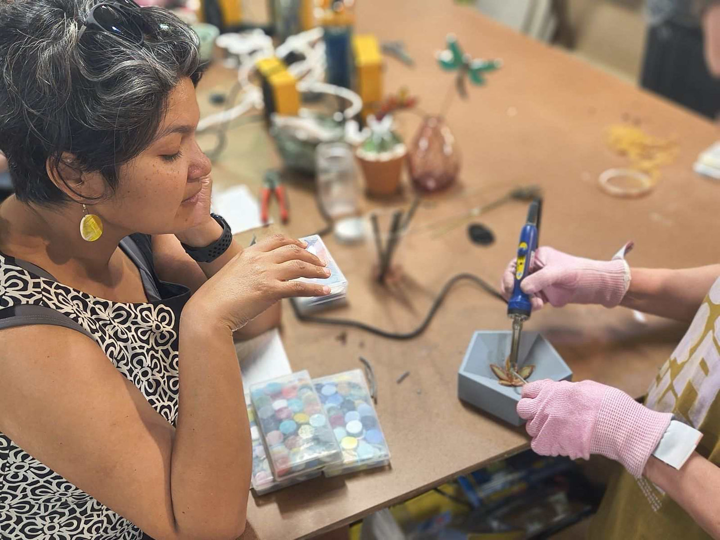 3D Stained Glass Garden Class