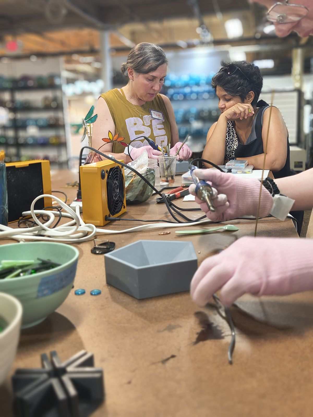 3D Stained Glass Garden Class