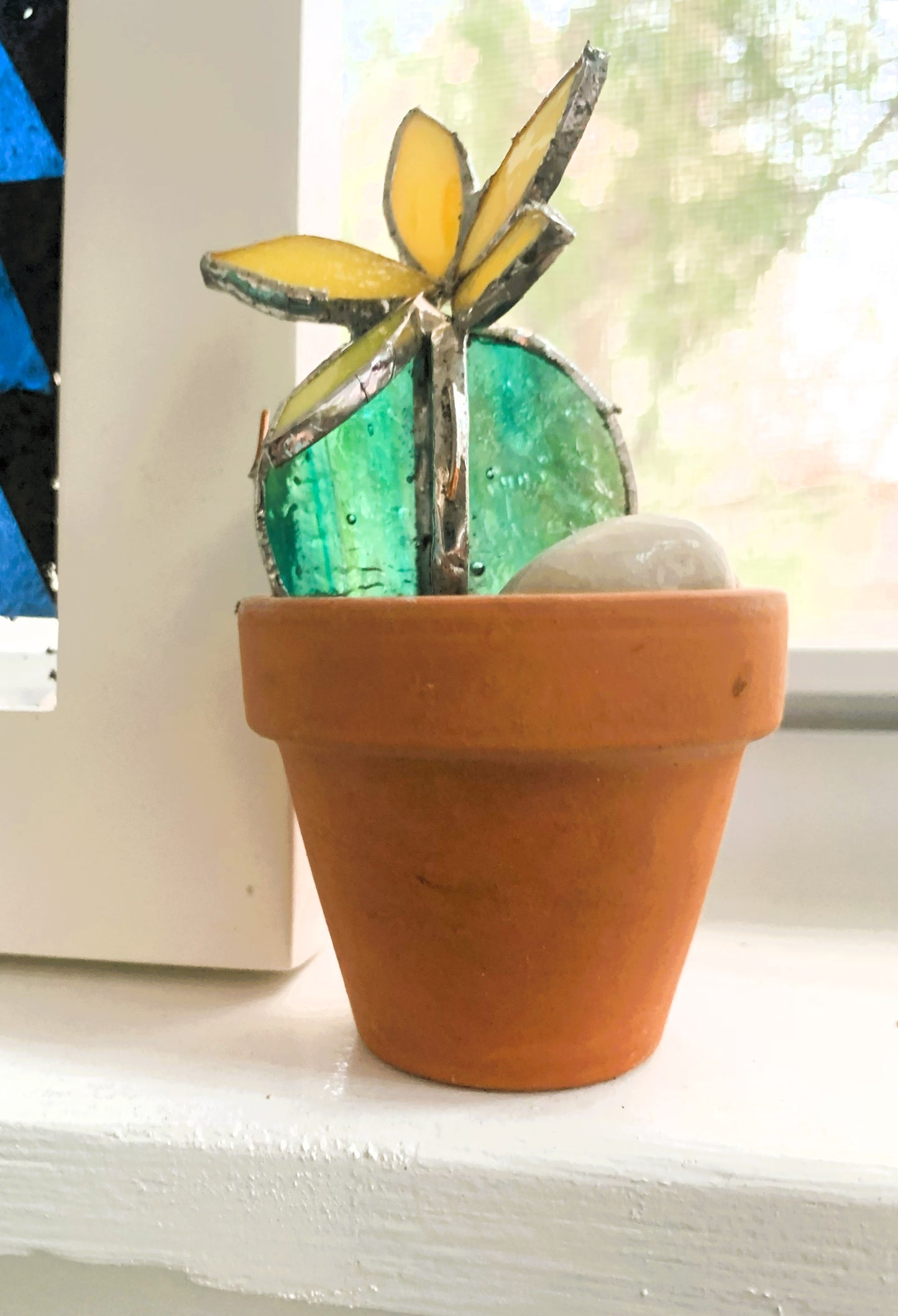 Make Your Own Stained Glass 3D Succulent Plant with Pot