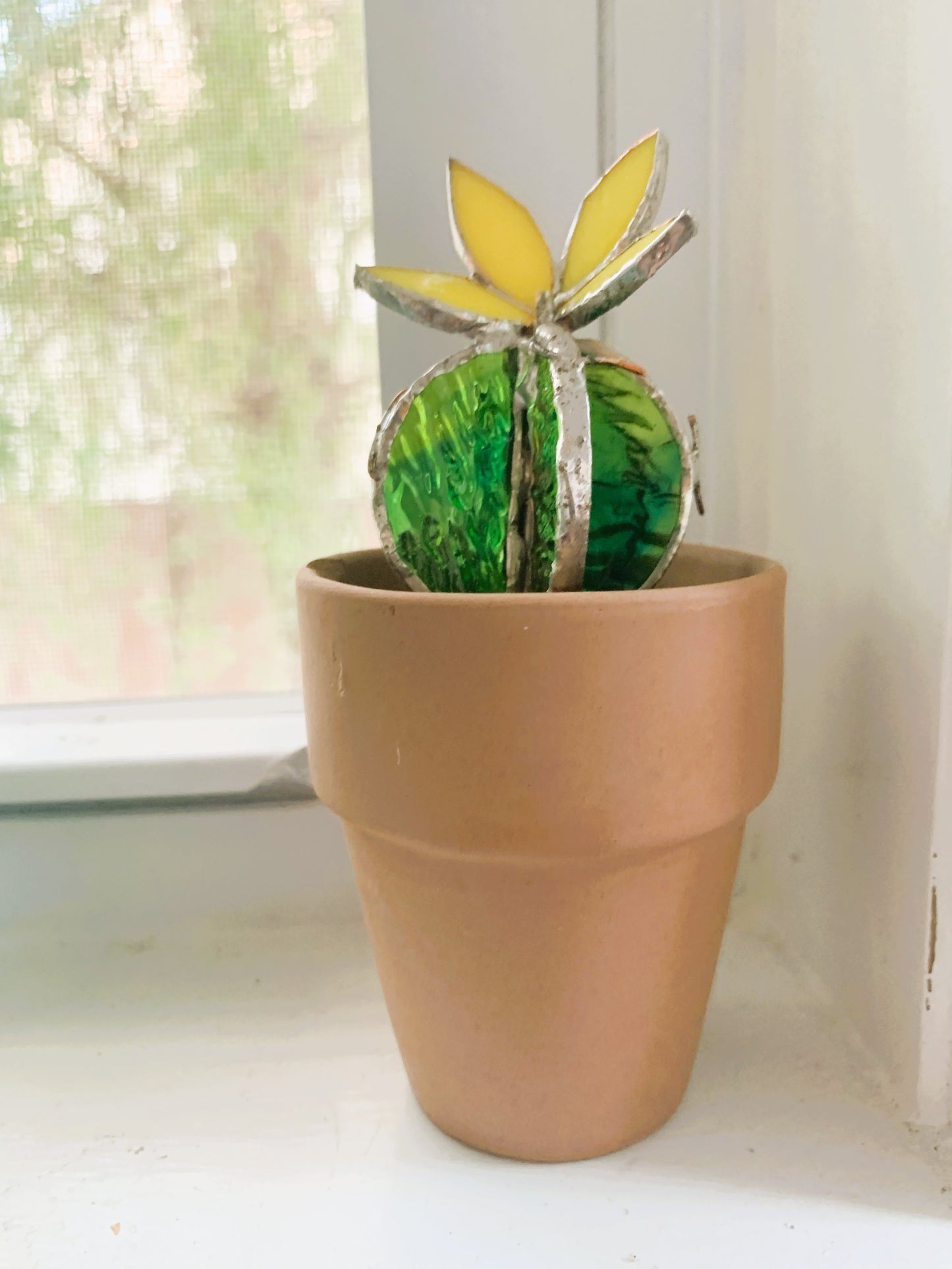 Make Your Own Stained Glass 3D Succulent Plant with Pot
