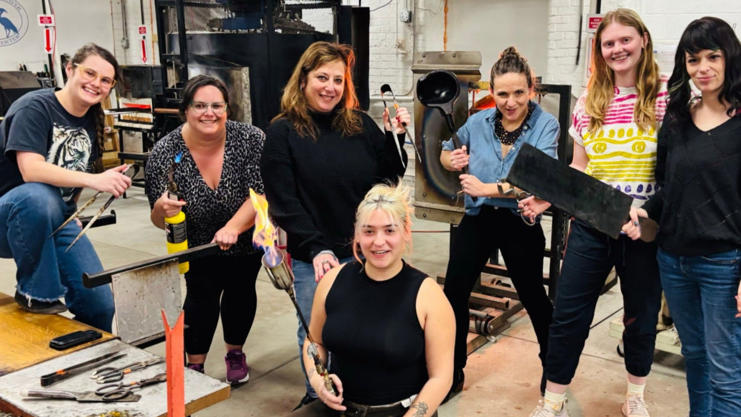 🔥 The Hot Glass Experience – Private Group Glassblowing Event
