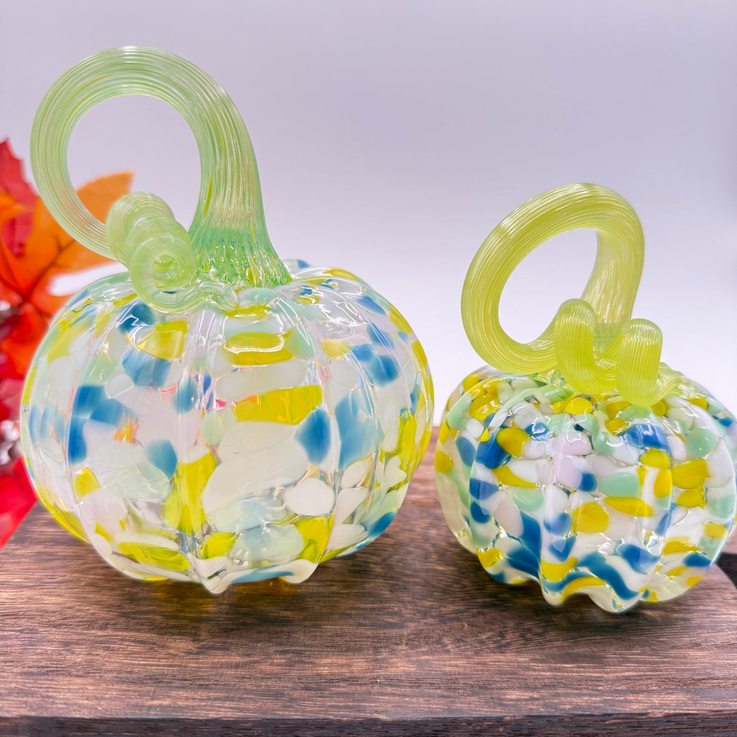 Fall Special Glass Pumpkin Buttercup Home Decor