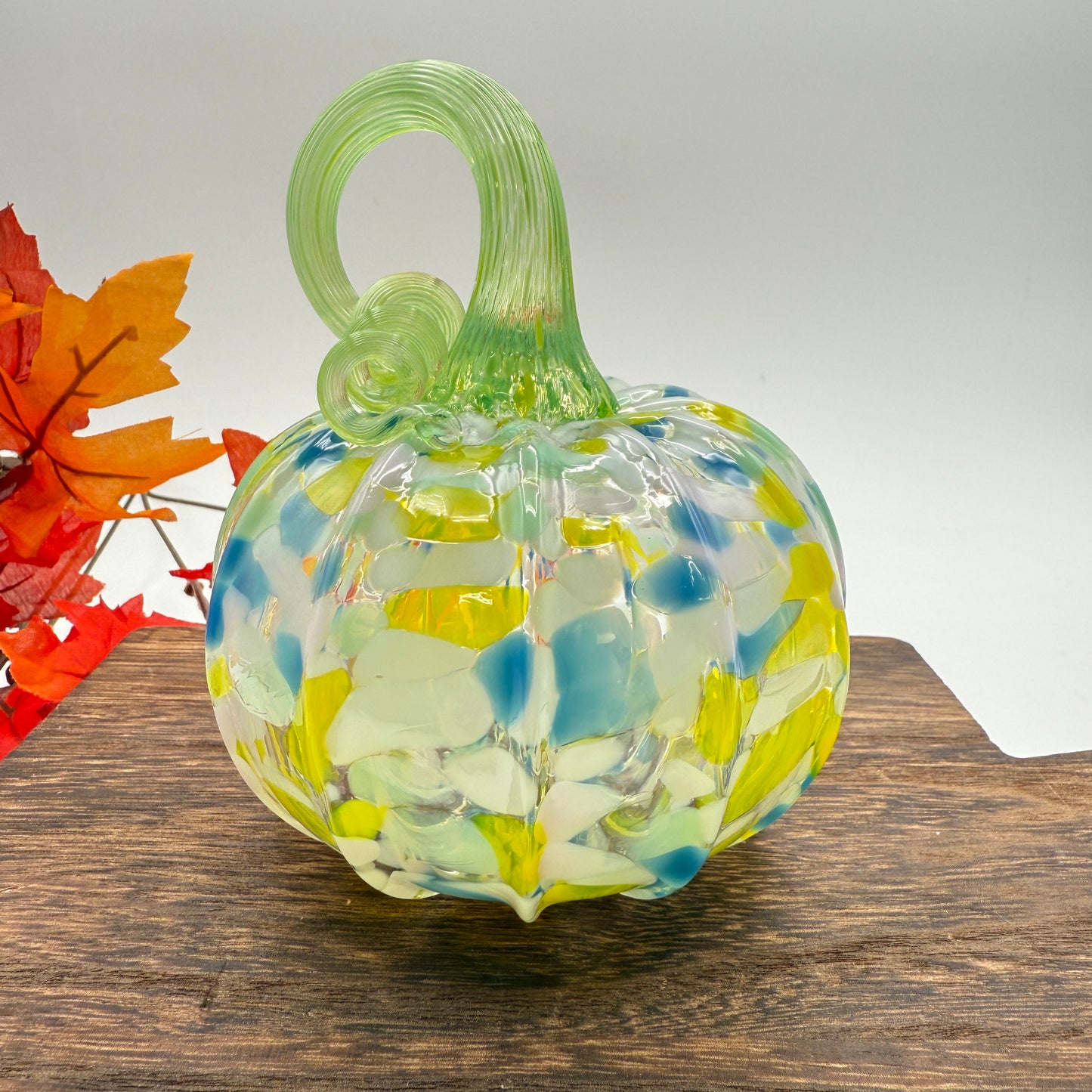 Fall Special Glass Pumpkin Buttercup Home Decor
