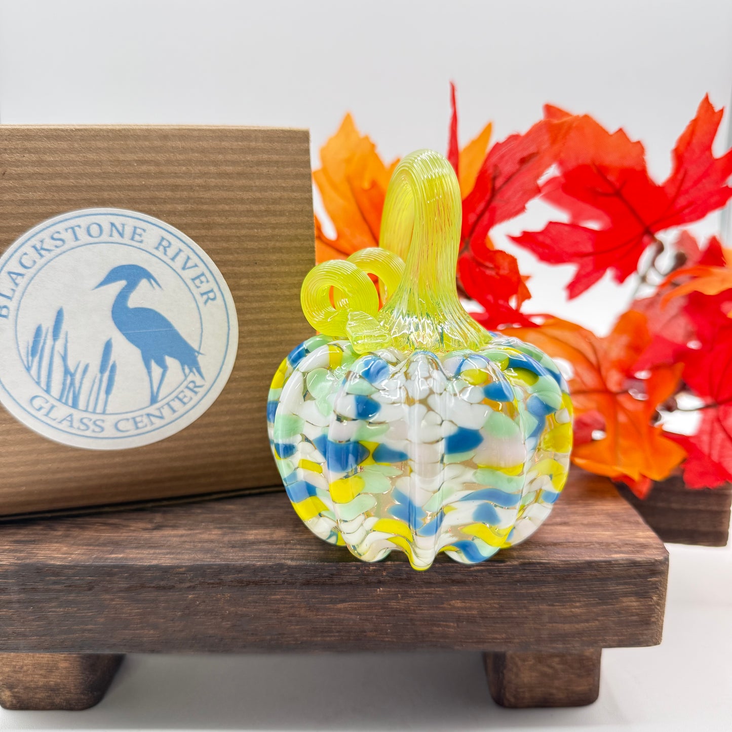 Fall Special Glass Pumpkin Buttercup Home Decor