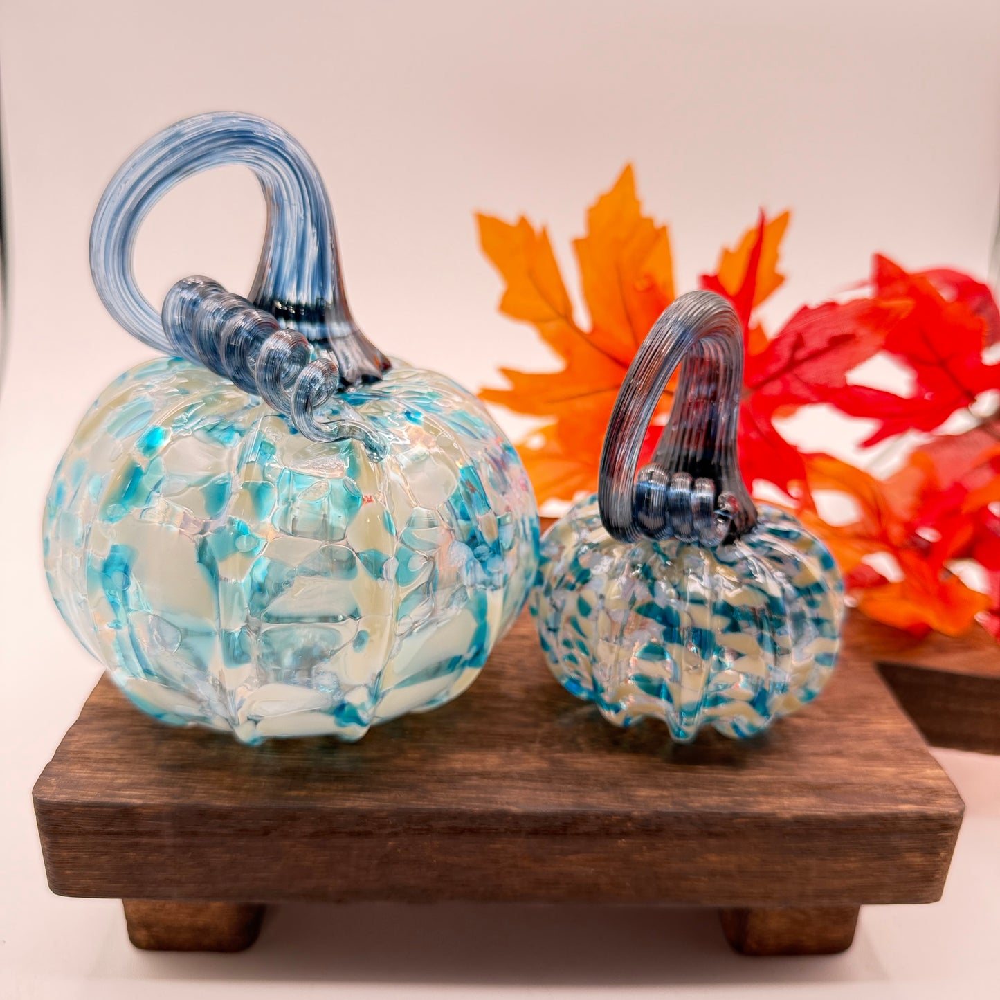 Fall Special Stardust Glass Pumpkin Home Decor