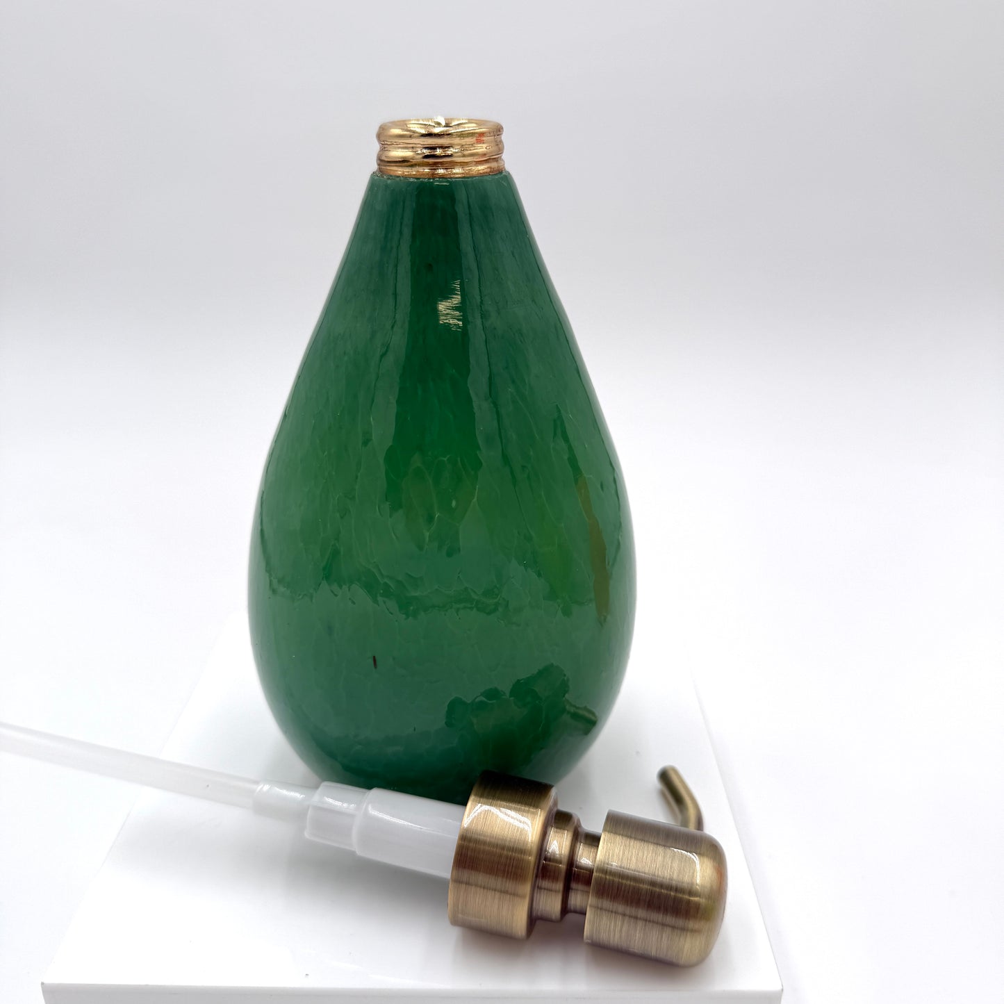 Primary Bold Series Handblown Glass Soap Dispensers