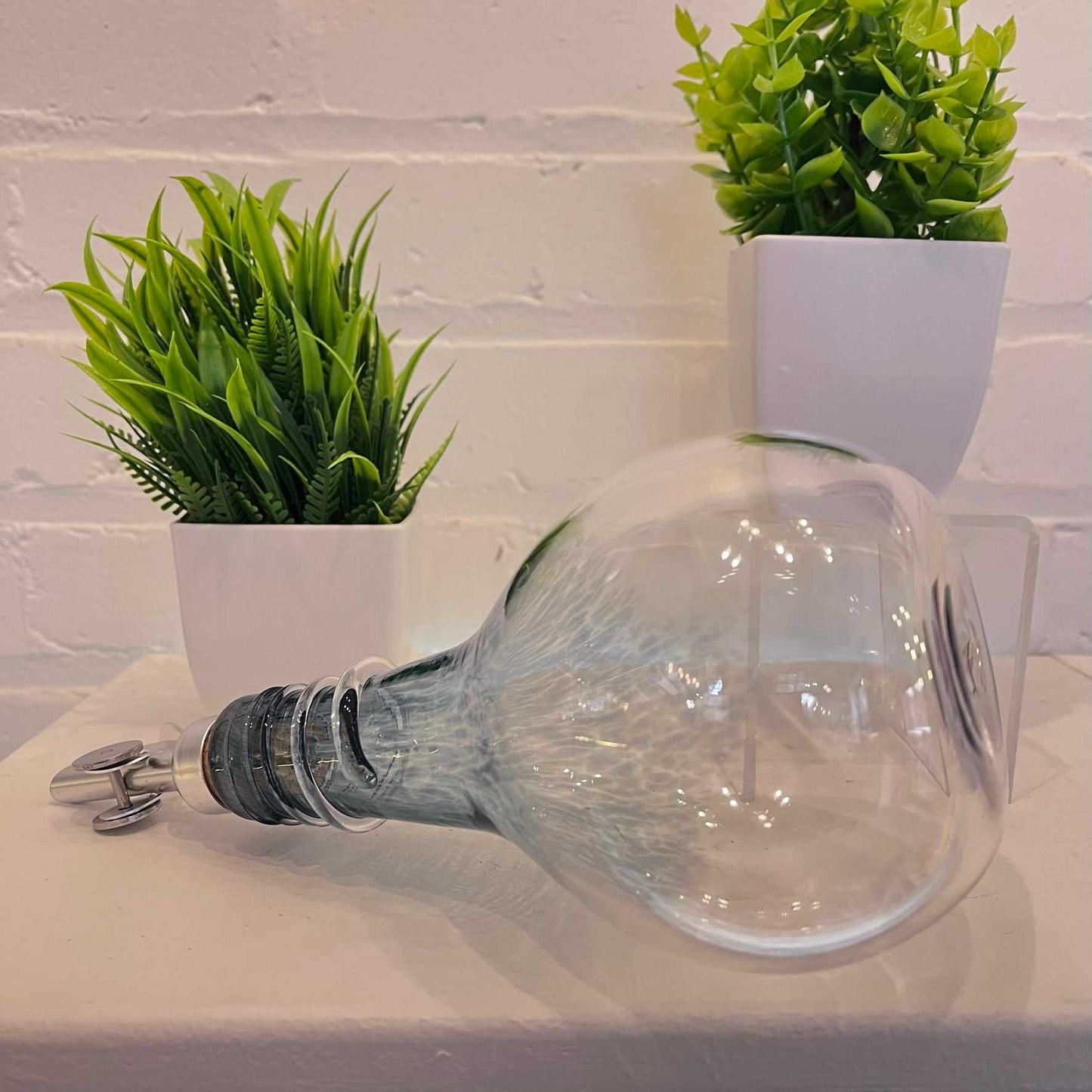 Sapphire Oil and Vinegar Drizzler Bottles