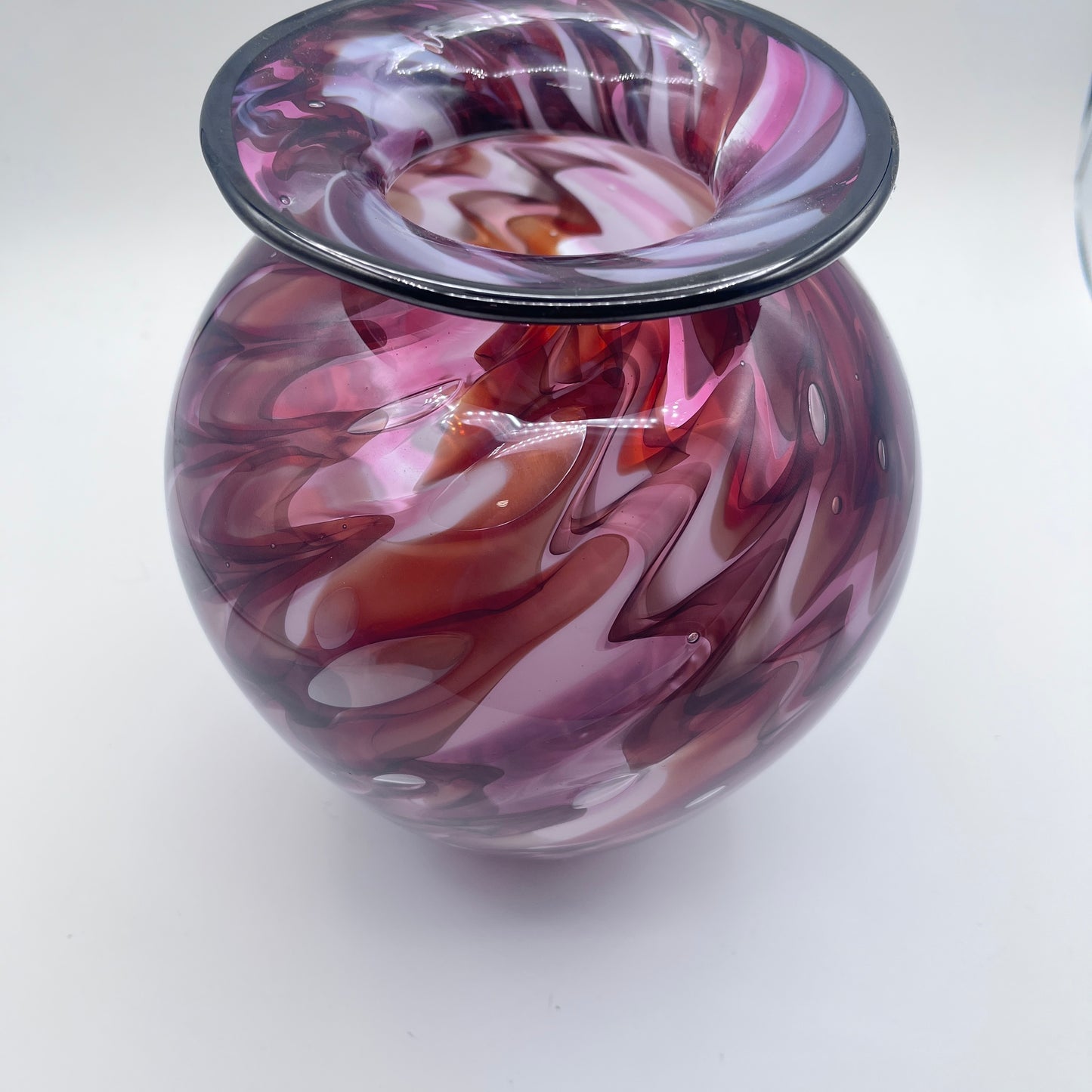 Hand Blown Lava Vase