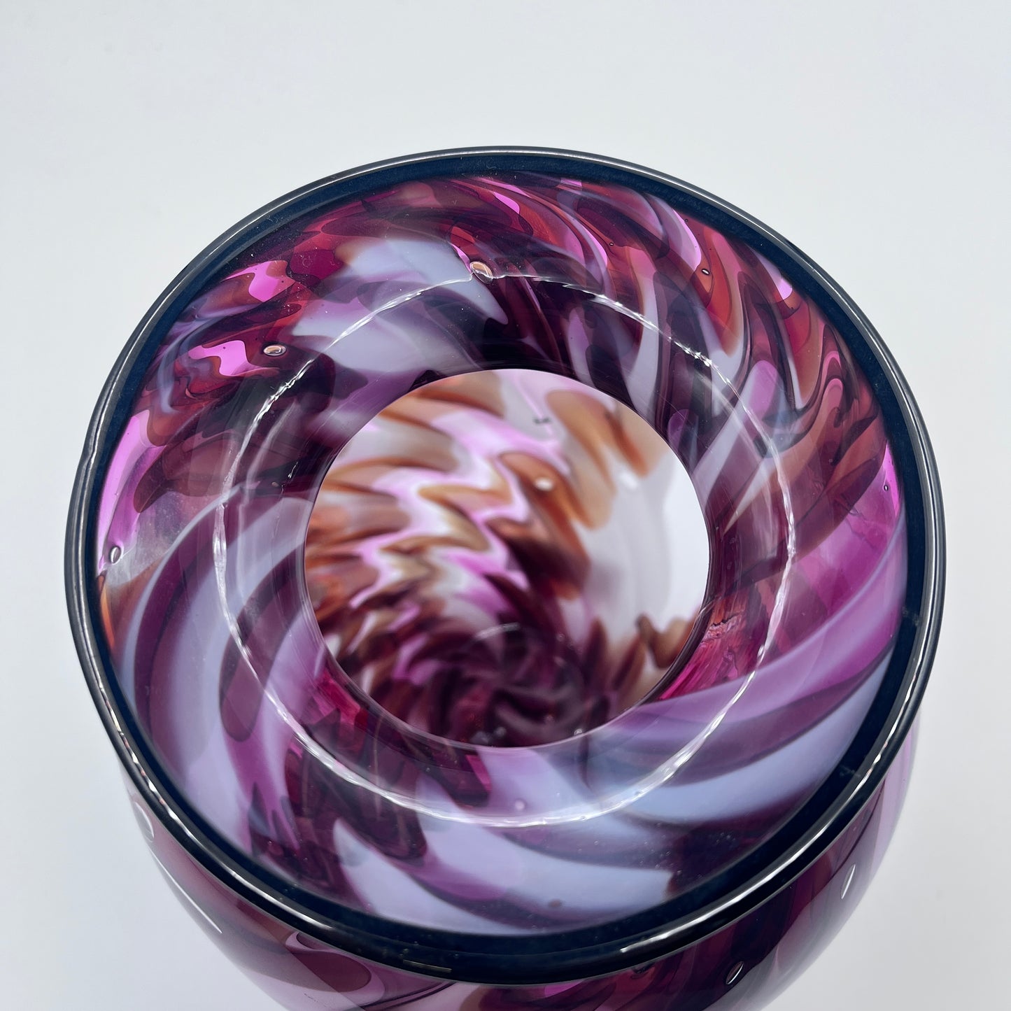 Hand Blown Lava Vase