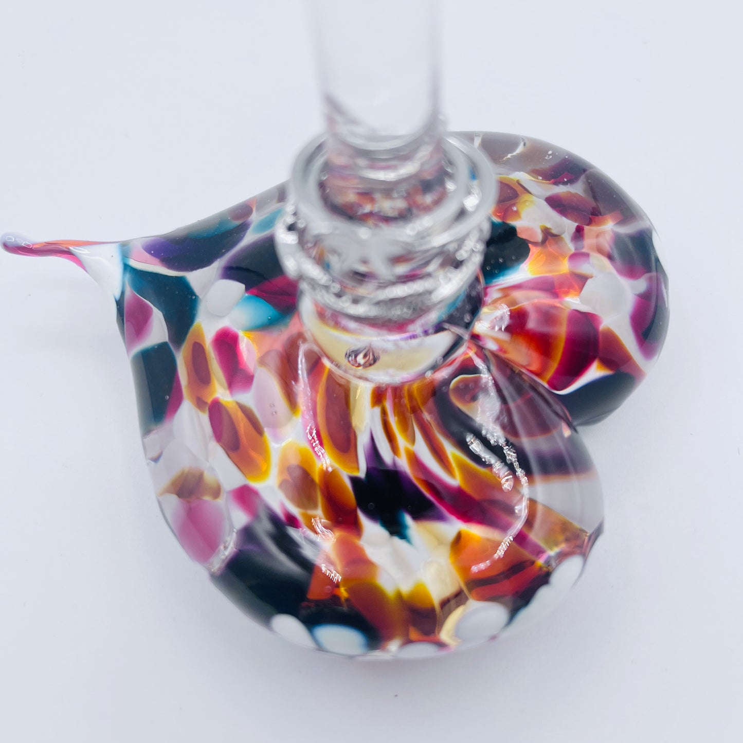 Glass Heart Ring Stand and Jewelry Holder