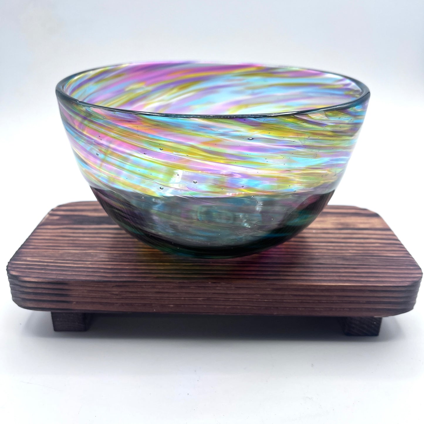 Rainbow Twist Serving Bowl