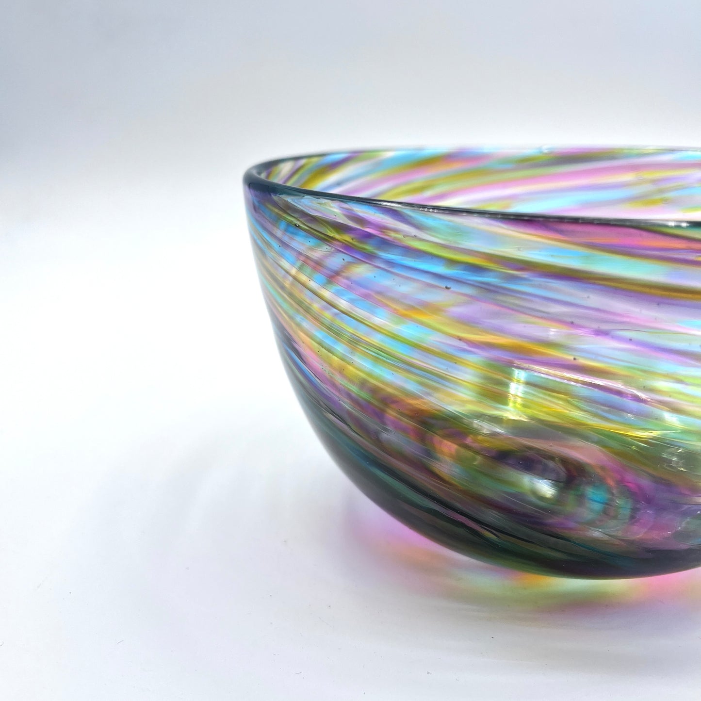 Rainbow Twist Serving Bowl