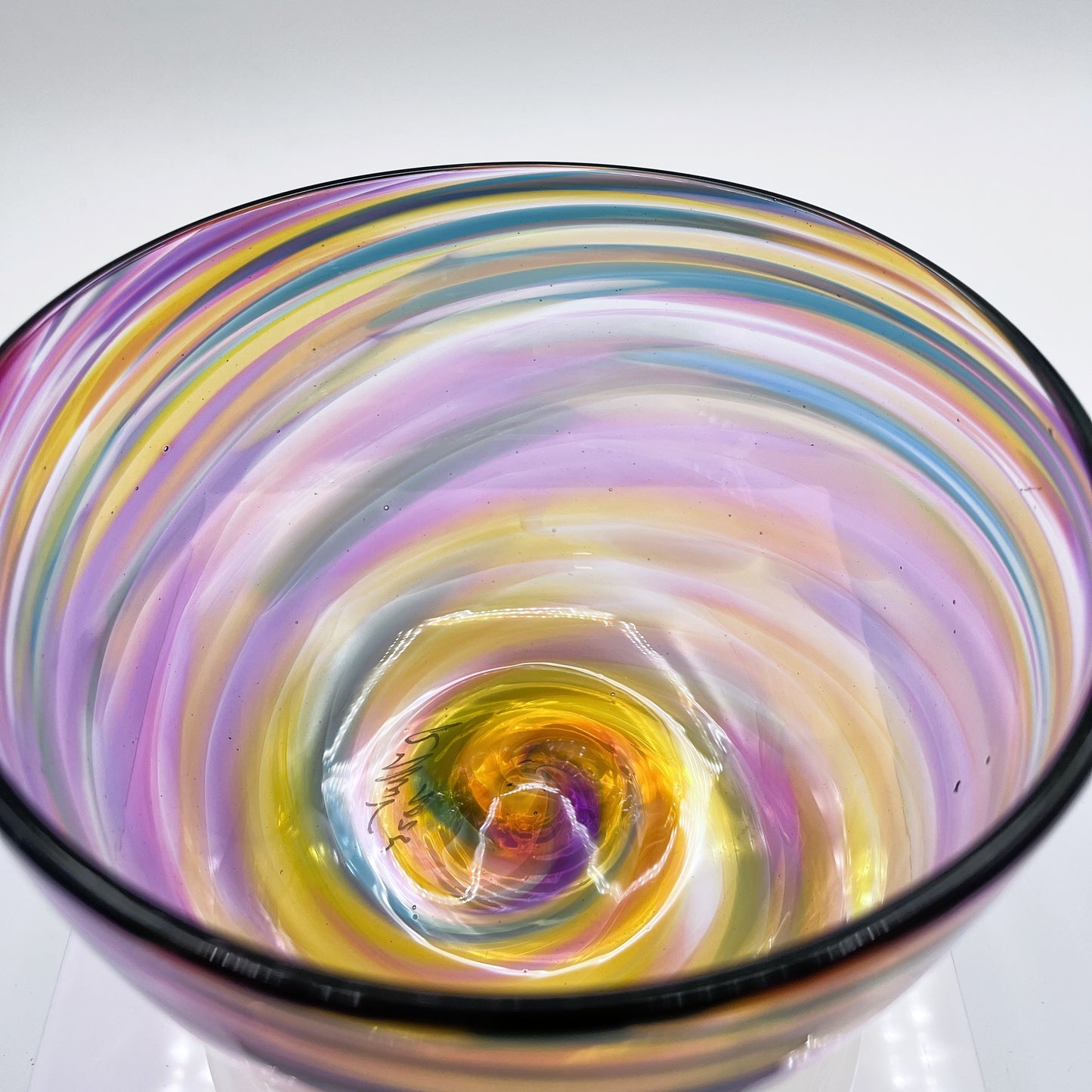 Sunset Twist Serving Bowl