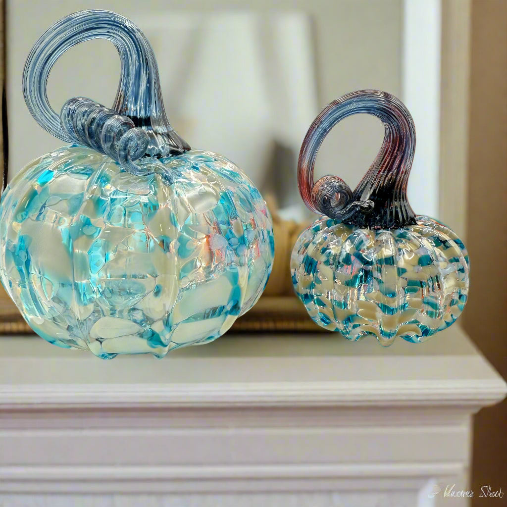Fall Special Stardust Glass Pumpkin Home Decor