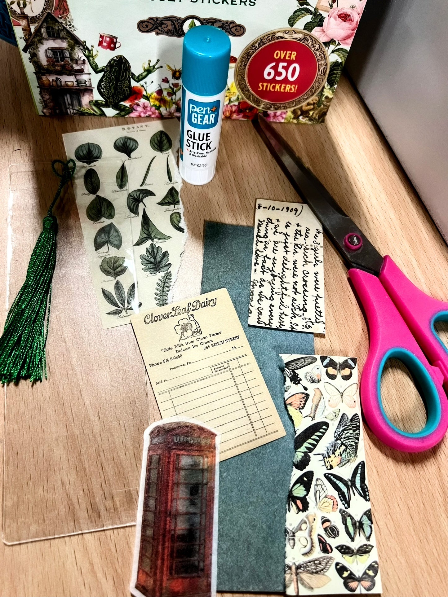 Collage Bookmark Workshop