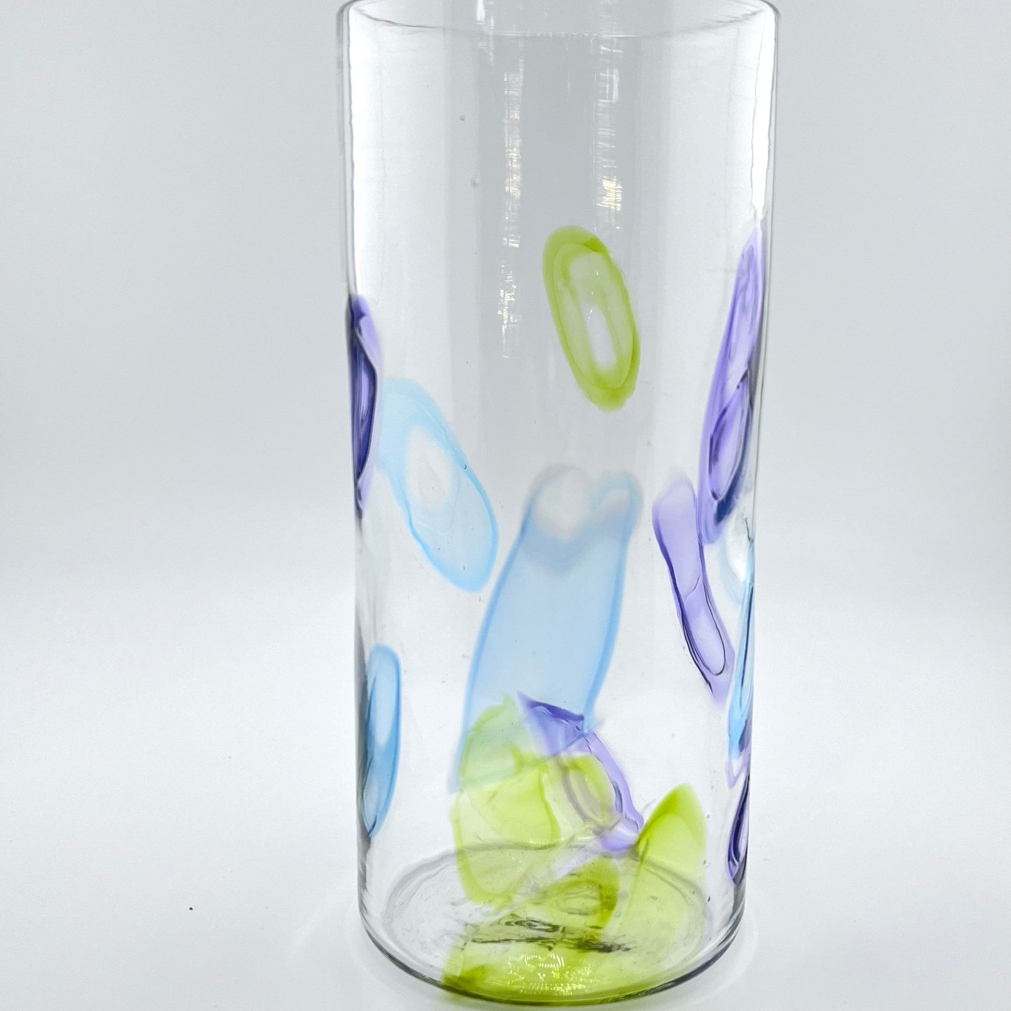 Super Sassy Set of Two High Ball Hand Blown Glasses