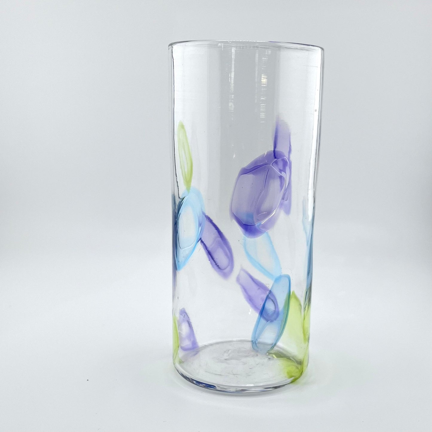 Super Sassy Set of Two High Ball Hand Blown Glasses
