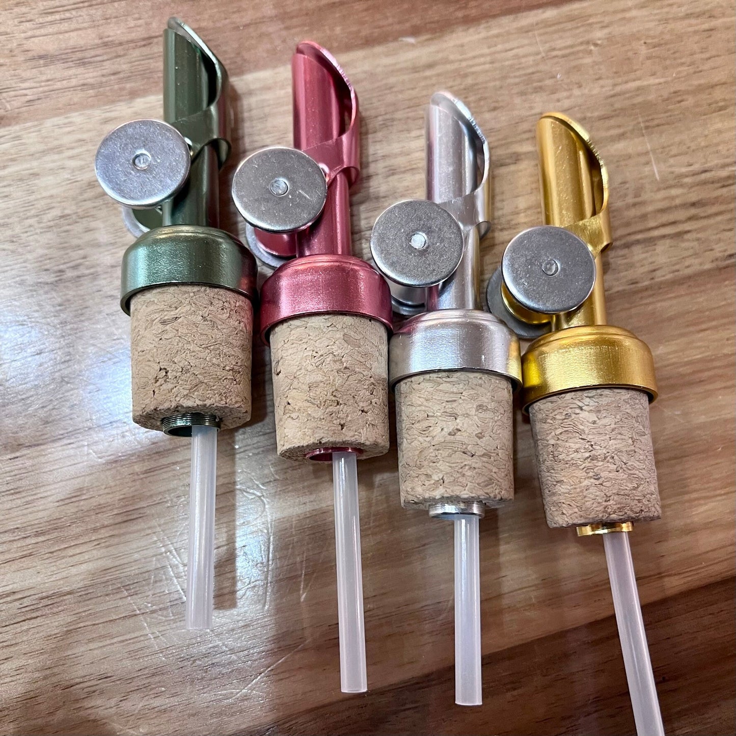 Olive Oil and Vinegar Weighted Pour Spout- 4 colors