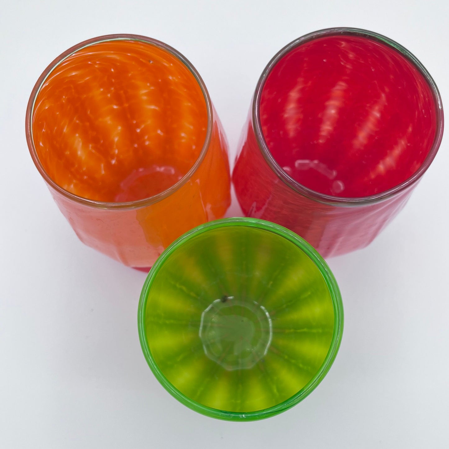 Gourdy Glasses |Stemless Wine Glasses | Hand Blown Glass Made in Rhode Island.