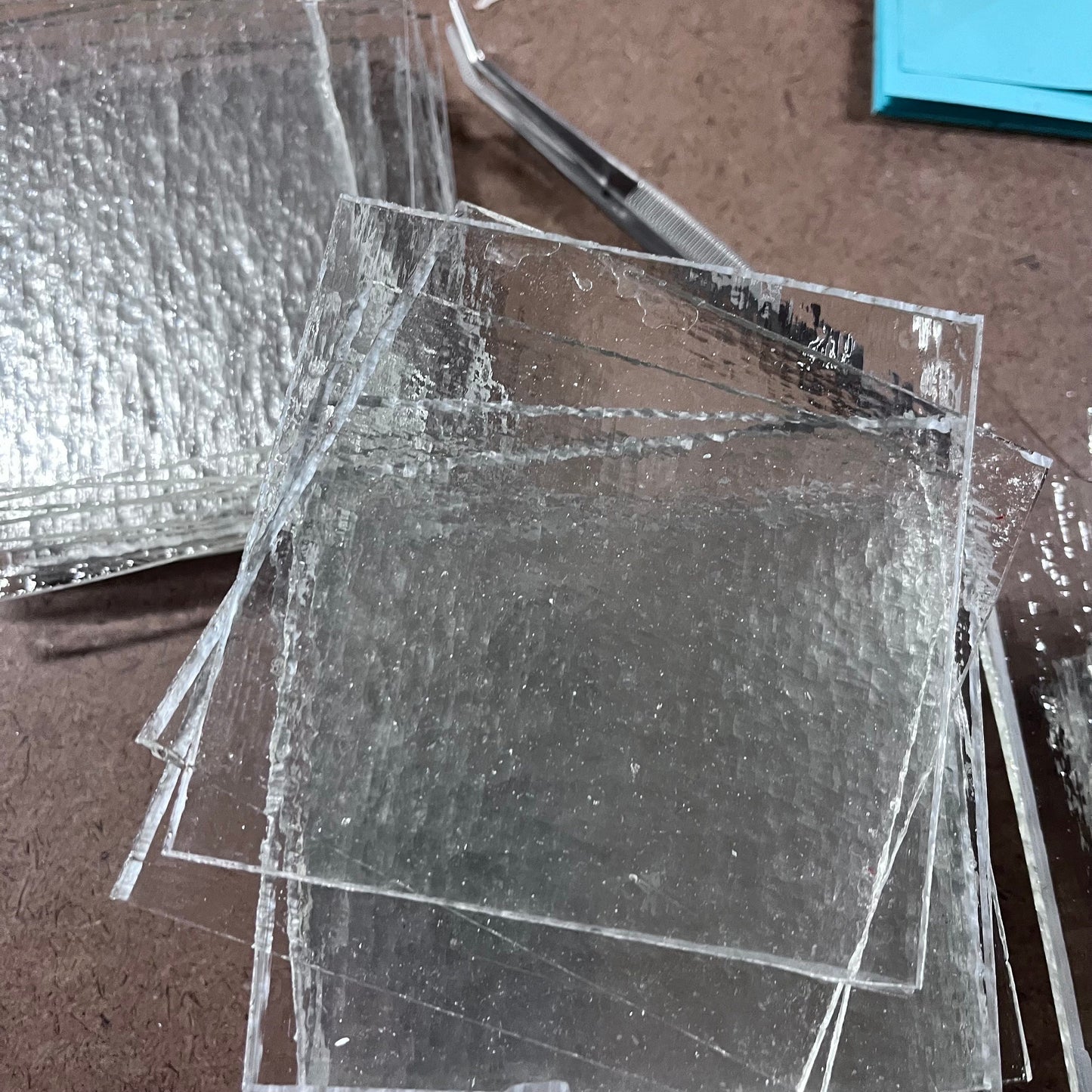 Tekta Fusing Glass Squares Supplies