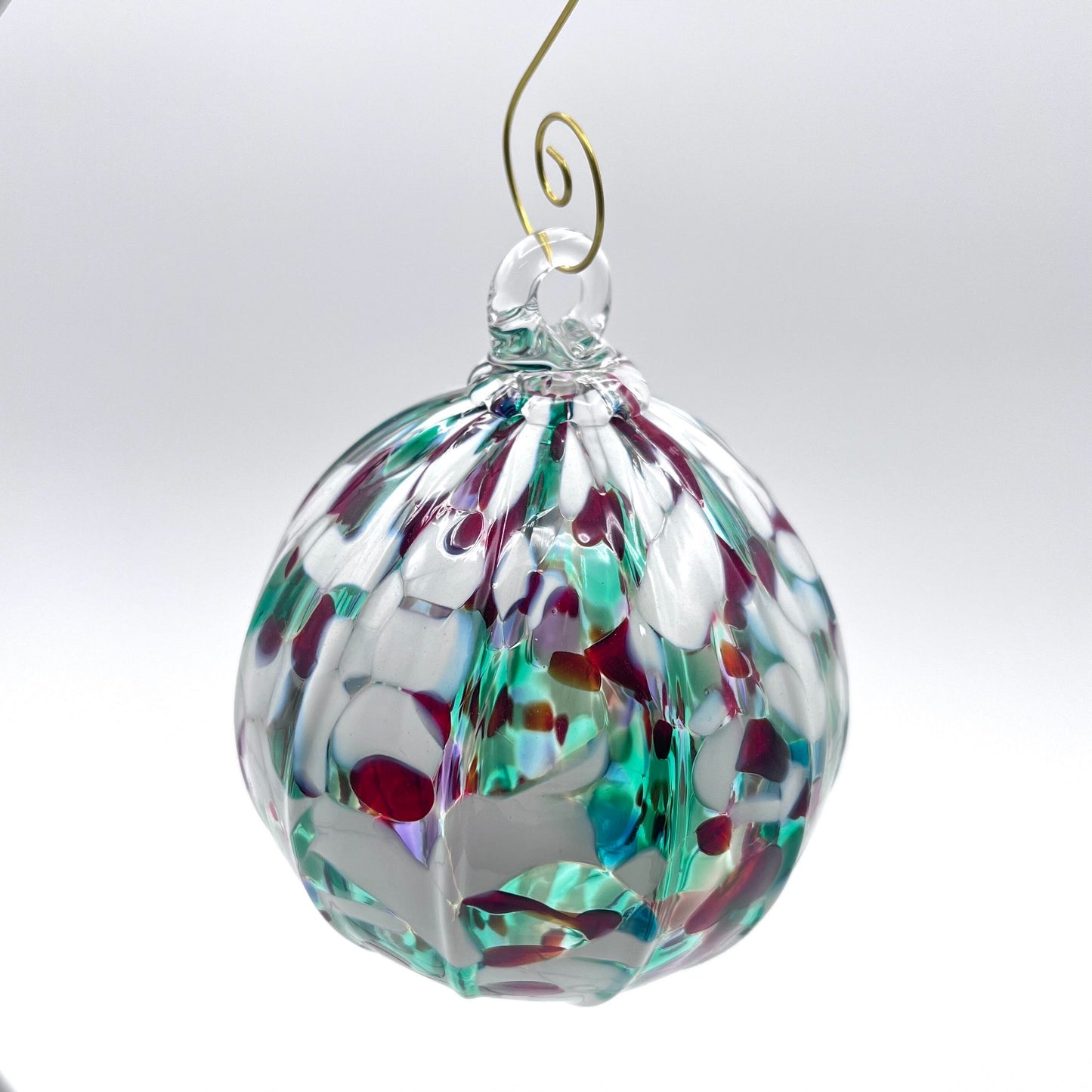 Holiday Hand Blown Glass Ornament