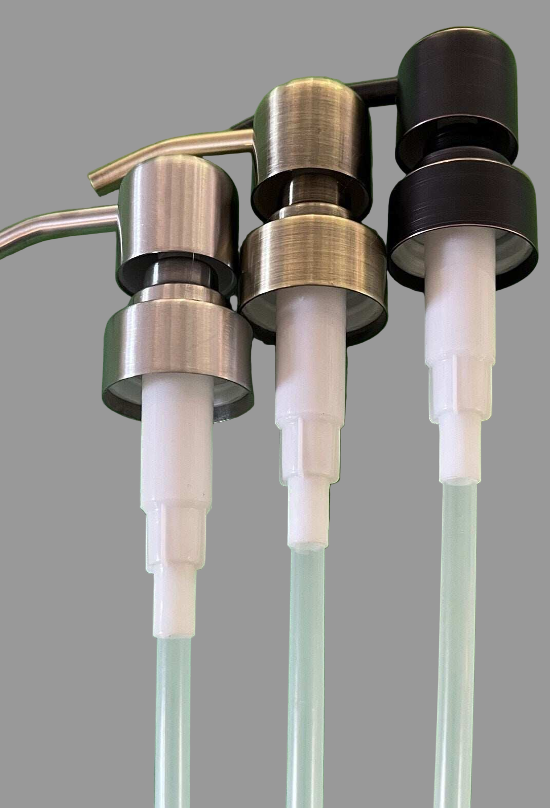 Pastel Series Handblown Glass Soap Dispensers