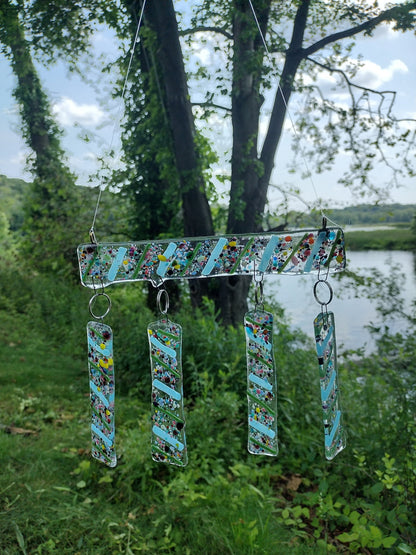 Make Your Own Fused Glass Windchimes