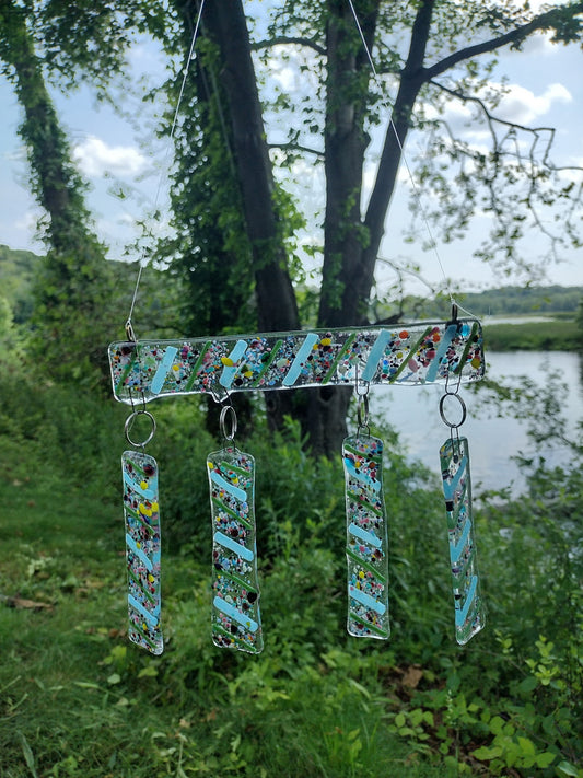 Make Your Own Fused Glass Windchimes