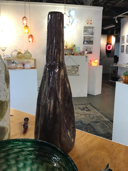 Maroon vase