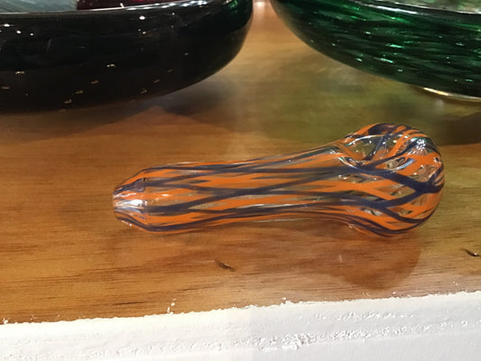 Orange and purple reticello