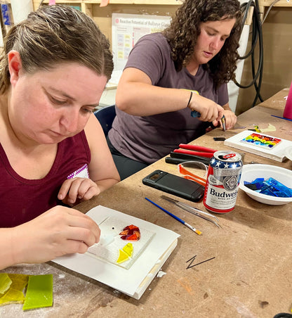 Fused Glass Lantern Class – Design & Fuse Artistic Lantern Panels by Hand