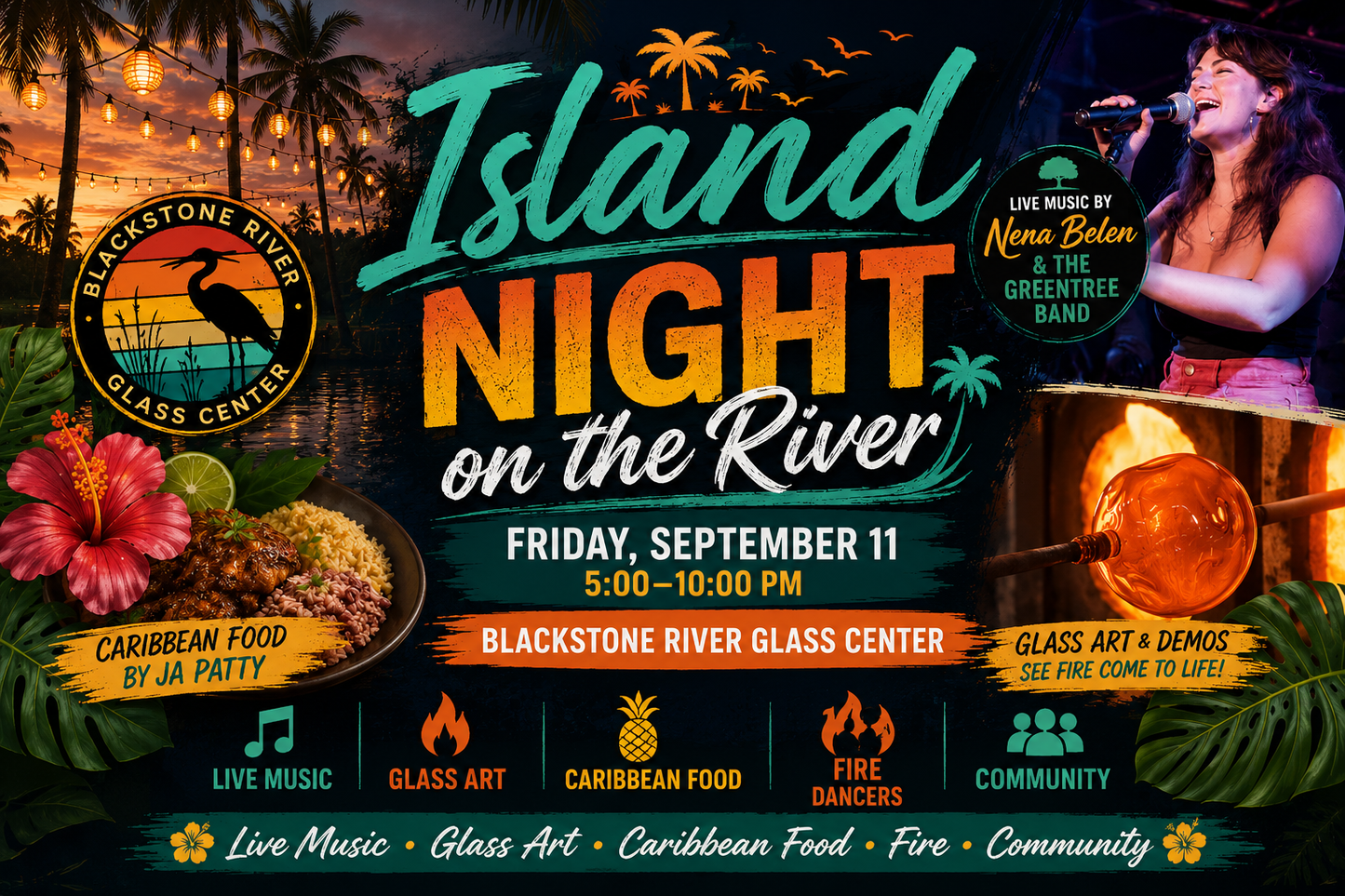 Island Night on the River with Nena Belen and the GreenTree Band