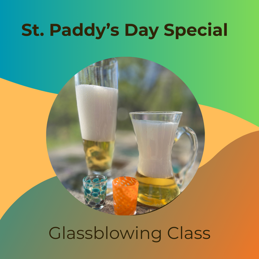 🍀 St. Patrick’s Day Hot Glass Experience 🍺