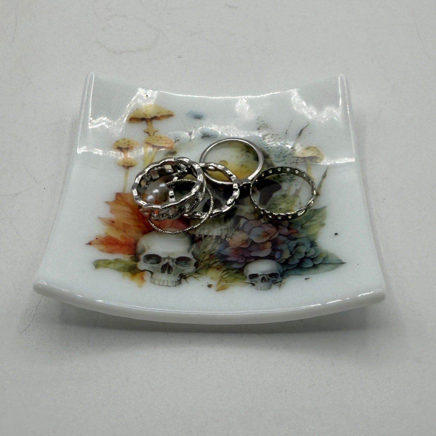 Mushroom Skull Trinket Dishes