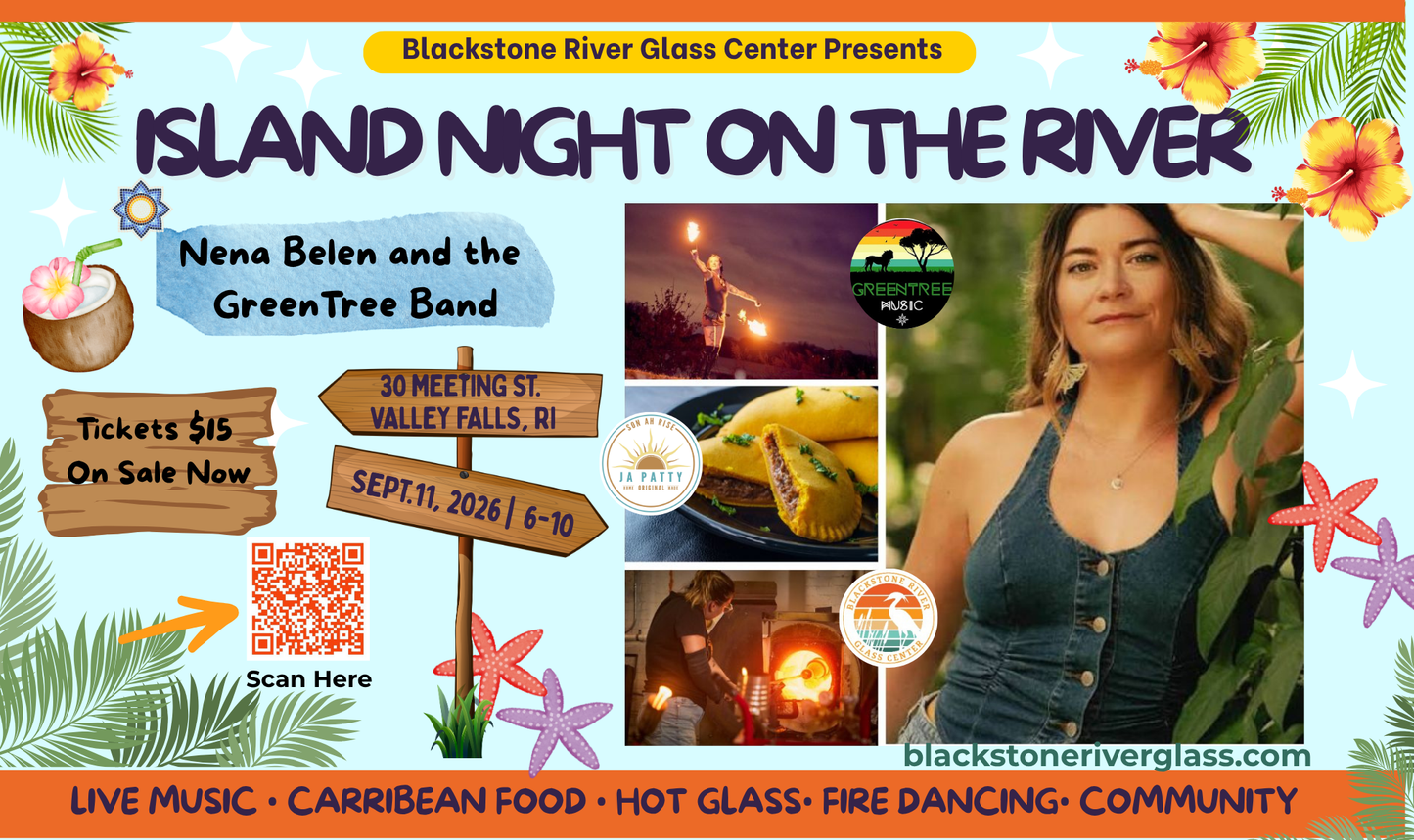 Island Night: Blown Glass Fishing Net Float