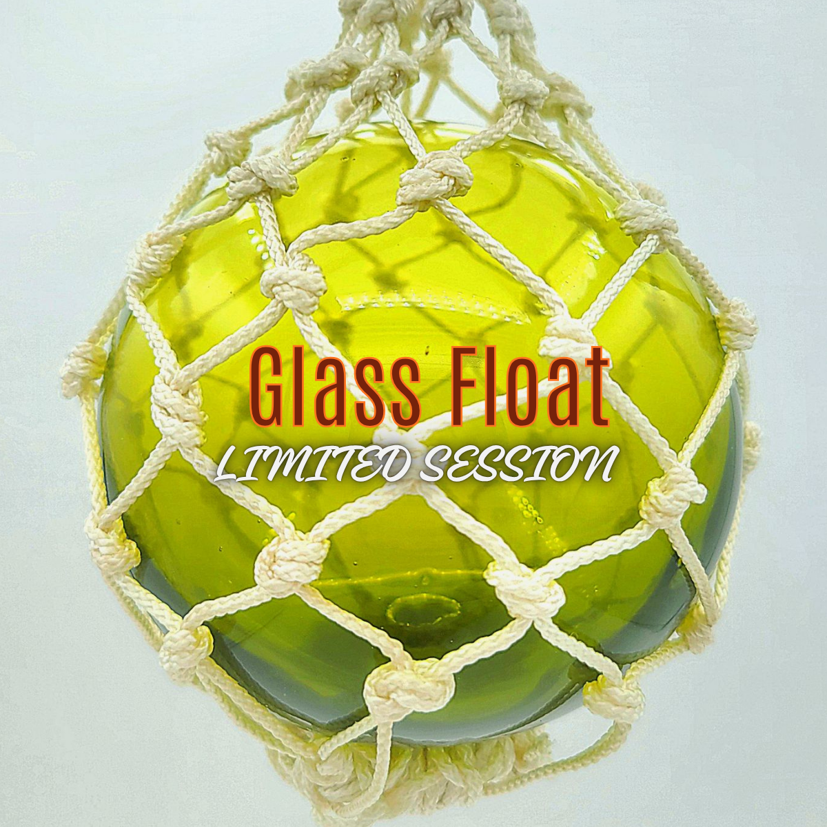 Island Night: Blown Glass Fishing Net Float