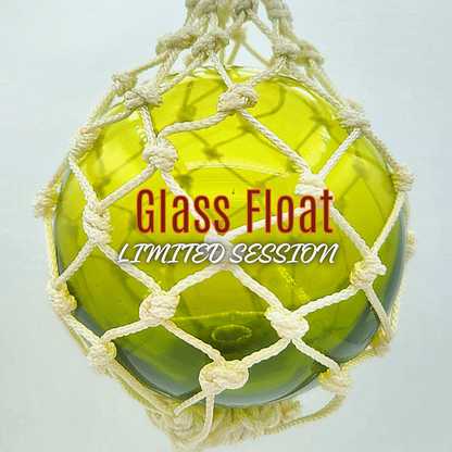 Island Night: Blown Glass Fishing Net Float