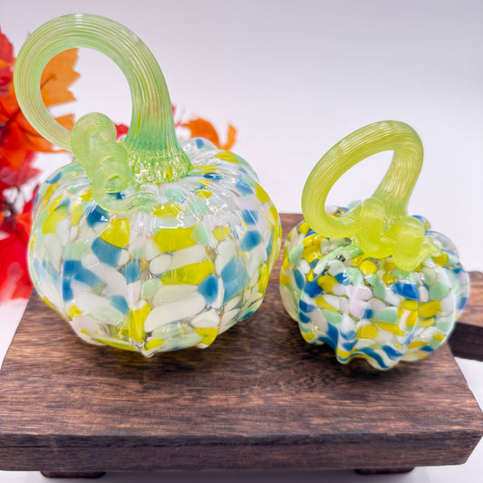 Fall Special Glass Pumpkin Buttercup Home Decor
