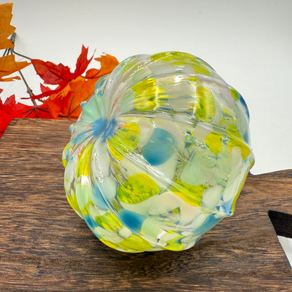 Fall Special Glass Pumpkin Buttercup Home Decor