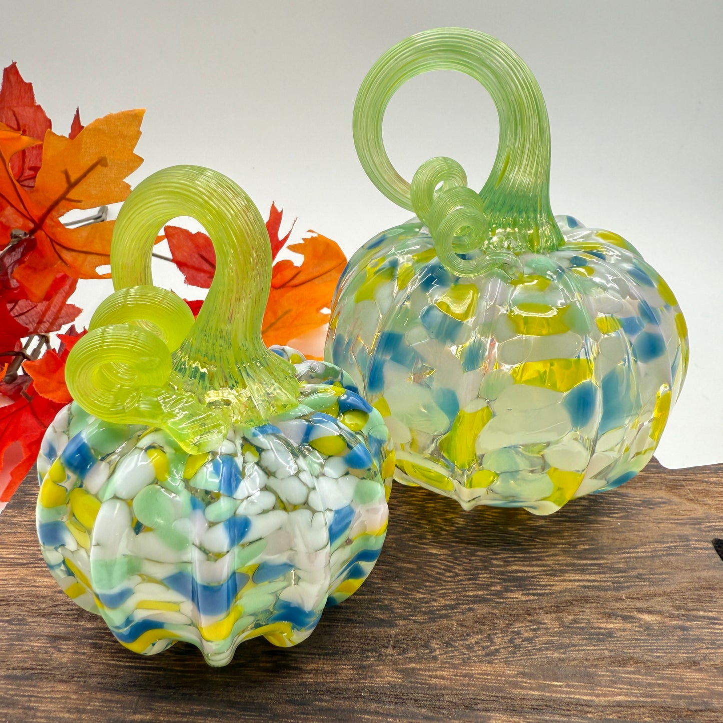 Fall Special Glass Pumpkin Buttercup Home Decor