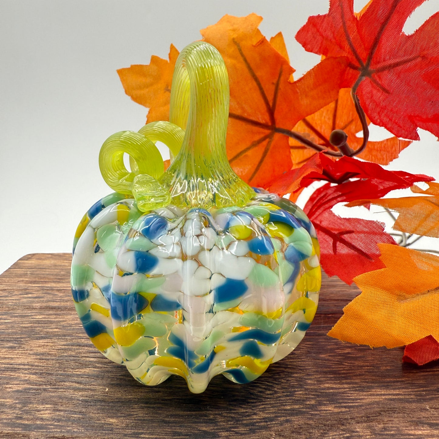 Fall Special Glass Pumpkin Buttercup Home Decor