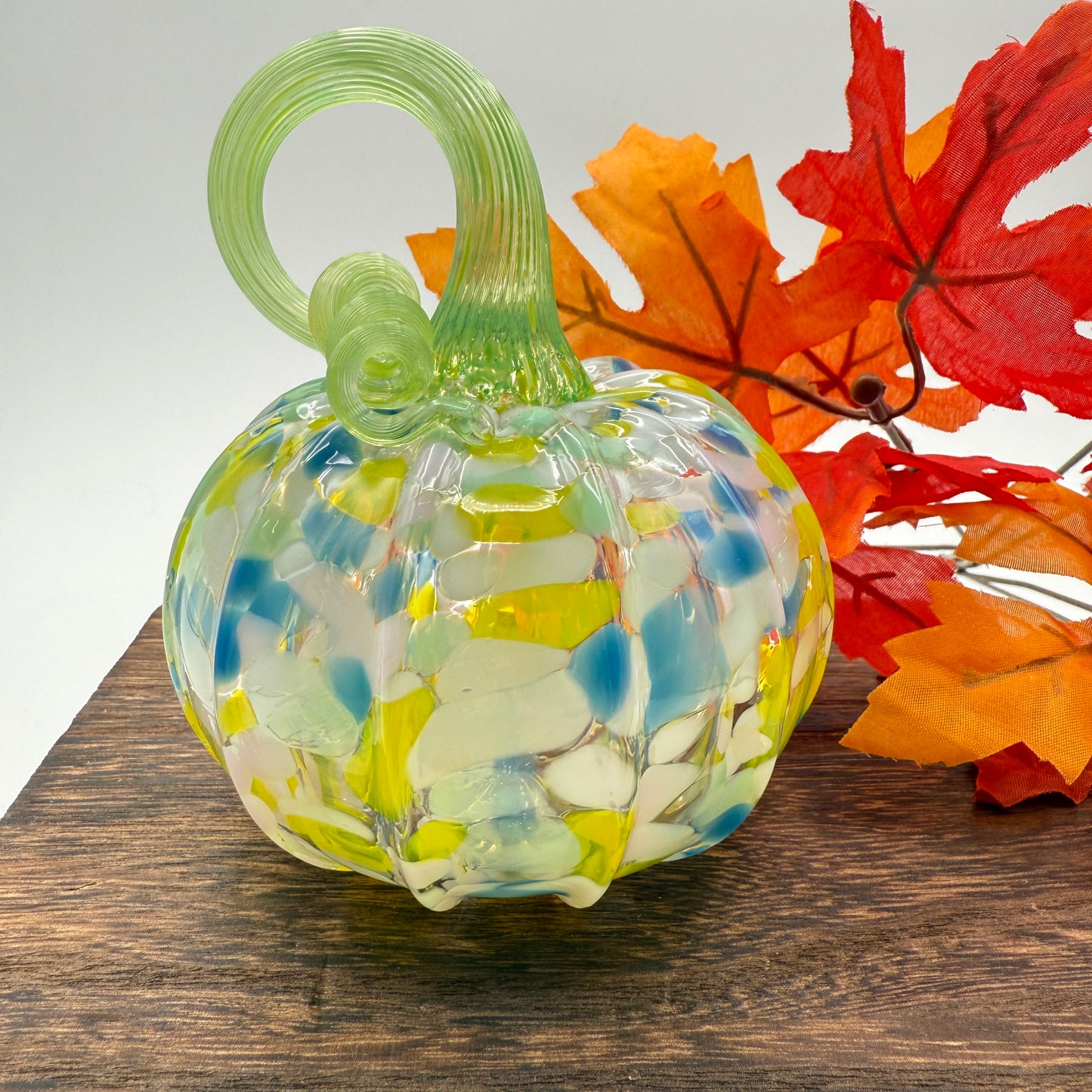 Fall Special Glass Pumpkin Buttercup Home Decor