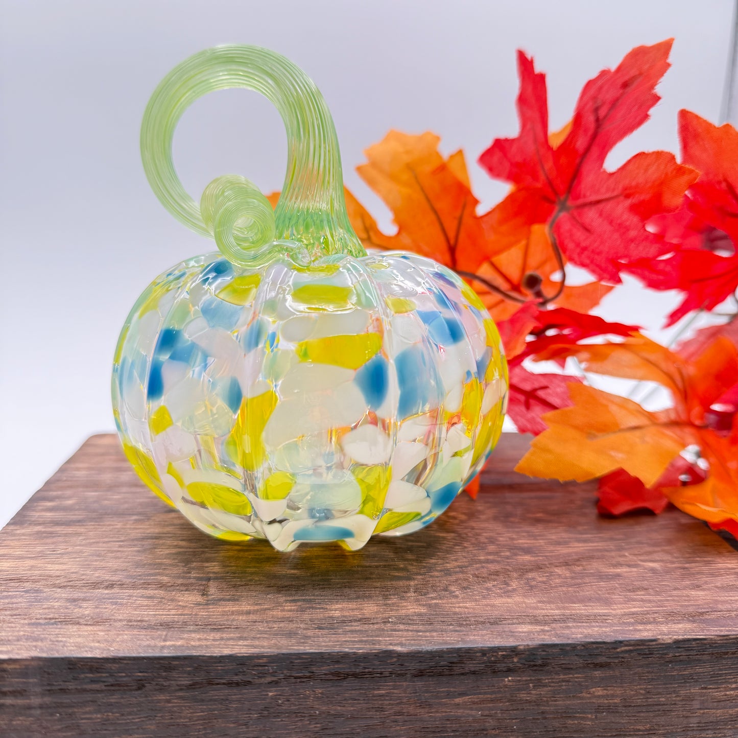 Fall Special Glass Pumpkin Buttercup Home Decor