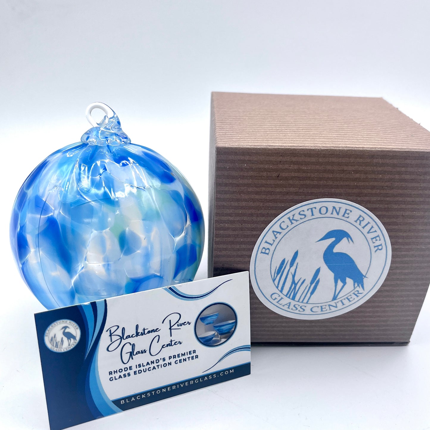 Sea Glass Glass Ornament Hand-Blown Glass