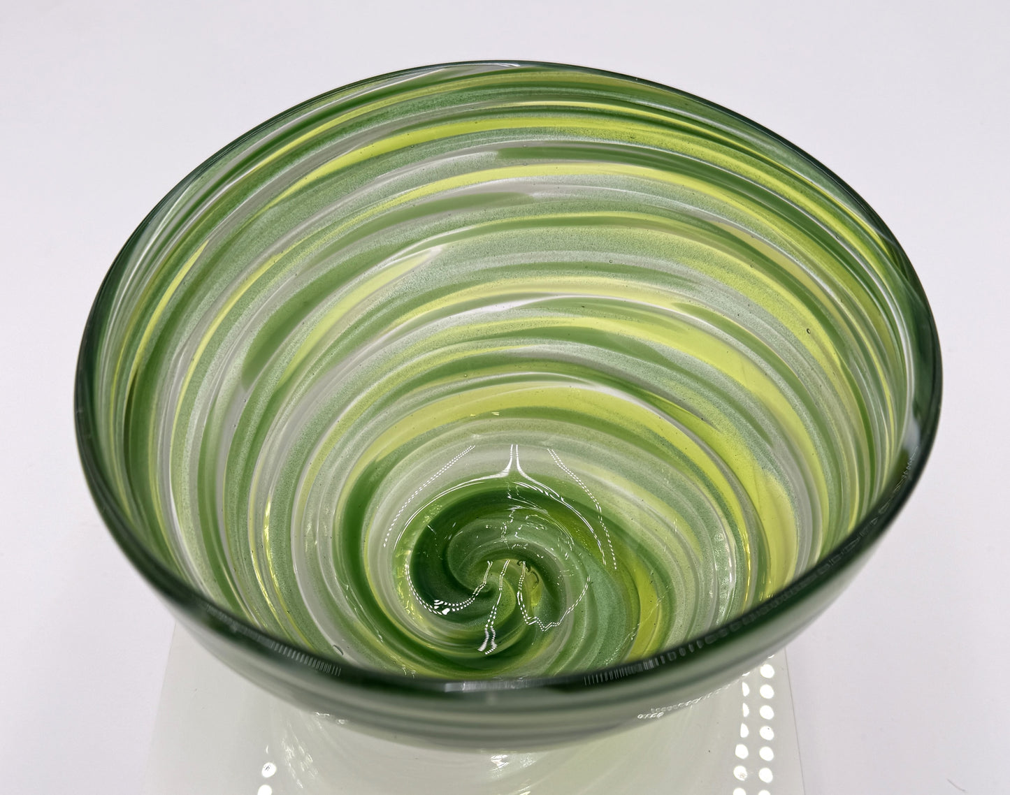 Emerald City Hand Blown Glass Bowl