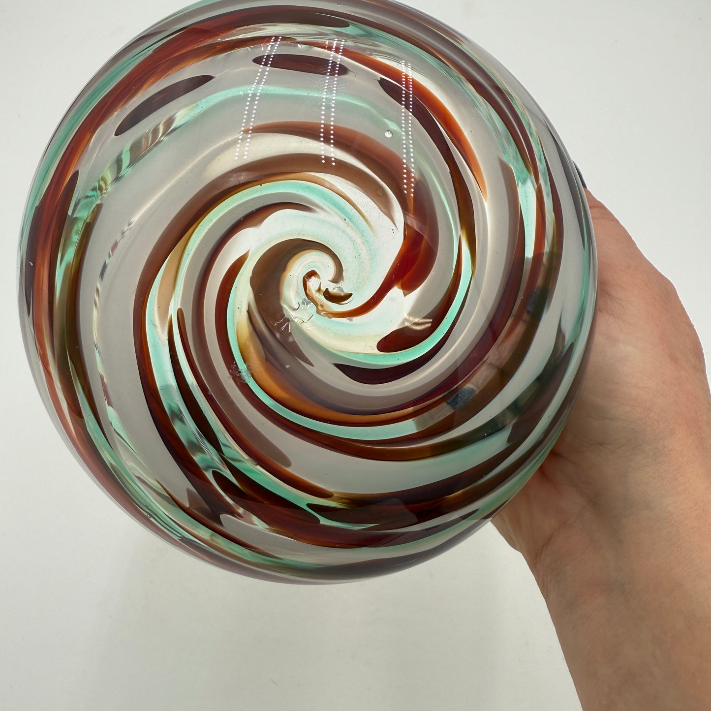 Noelle Holiday Hand Blown Glass Bowl