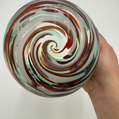 Noelle Holiday Hand Blown Glass Bowl