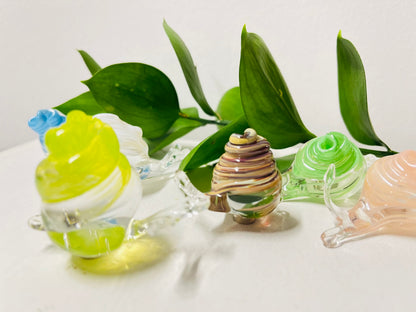 Miniature Glass Snail Magnets