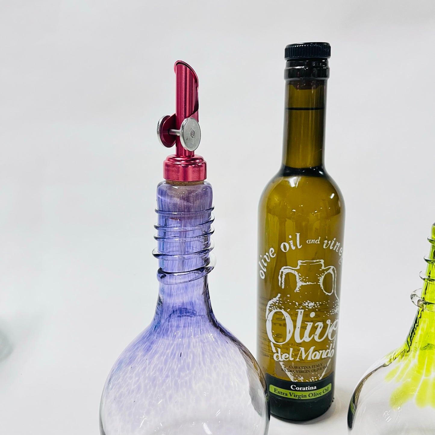 Hyacinth Oil and Vinegar Drizzler Bottles