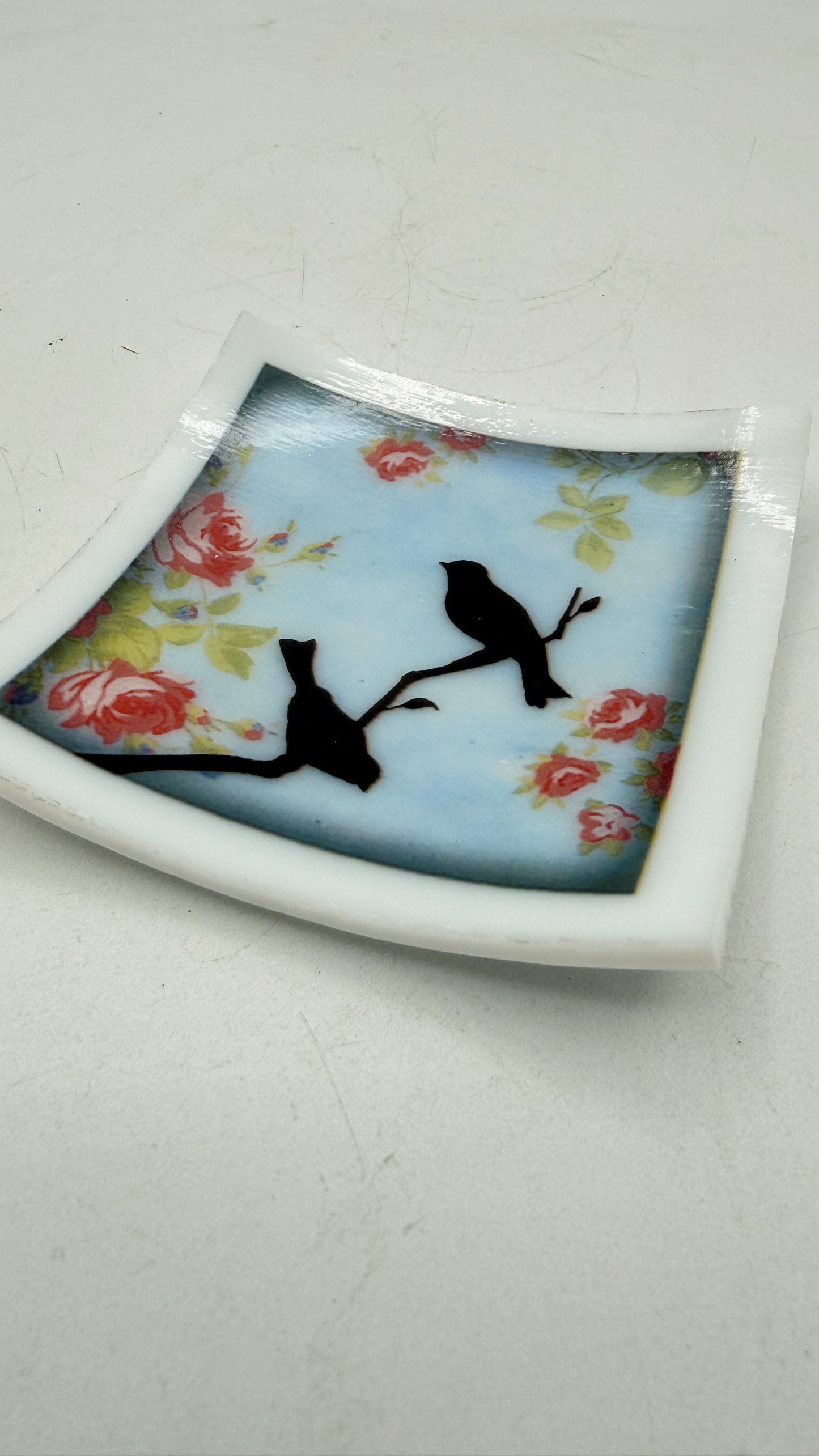 Lovely Fused Glass Trinket Dish